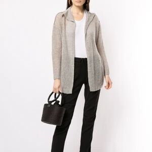 Jemes Perse Cardigan Sweater Wool Cashmere Women Size XS $495